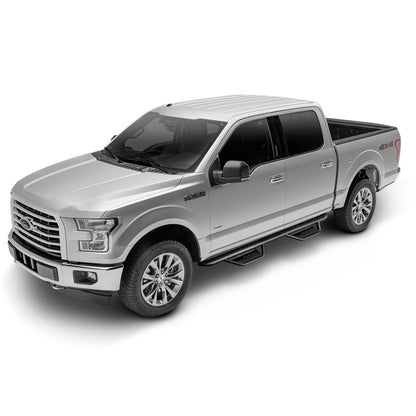 N-Fab | Podium LG-Cab Len (2 Steps)-99-16 F250/350/450/550 Crew-TX Blk | HPF9984CC-TX