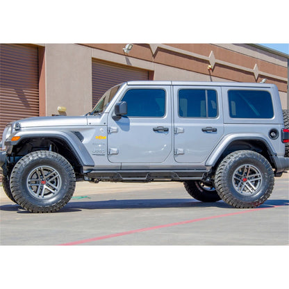 N-Fab | Predator Pro-Cab Len (2 Steps)-18-24 Wrangler JL 4Dr-TX Blk | PRJ1863-TX