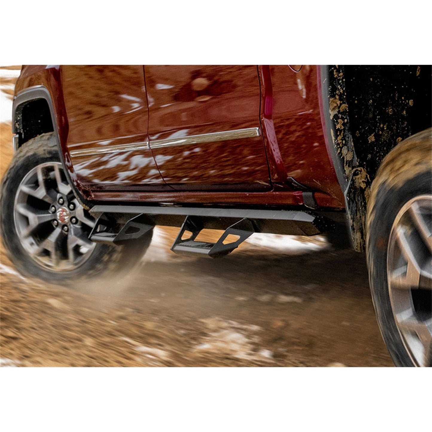 N-Fab | Predator Pro-Cab Len (2 Steps)-22-24 Nissan Frontier Crew Cab-TX Blk | PRN2273CC-TX