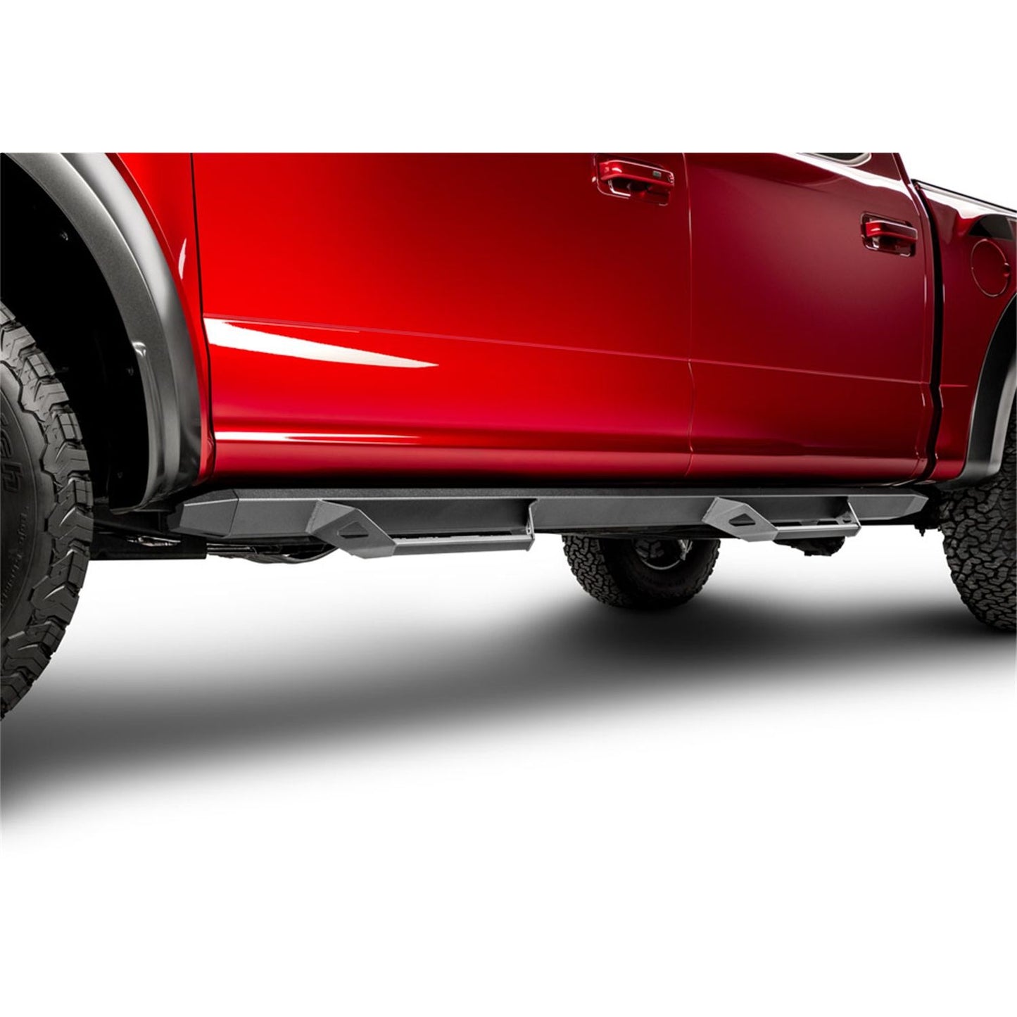 N-Fab | Predator Pro-Cab Len (2 Steps)-99-16 F250/350/450/550 Crew-TX Blk | PRF9984CC-TX