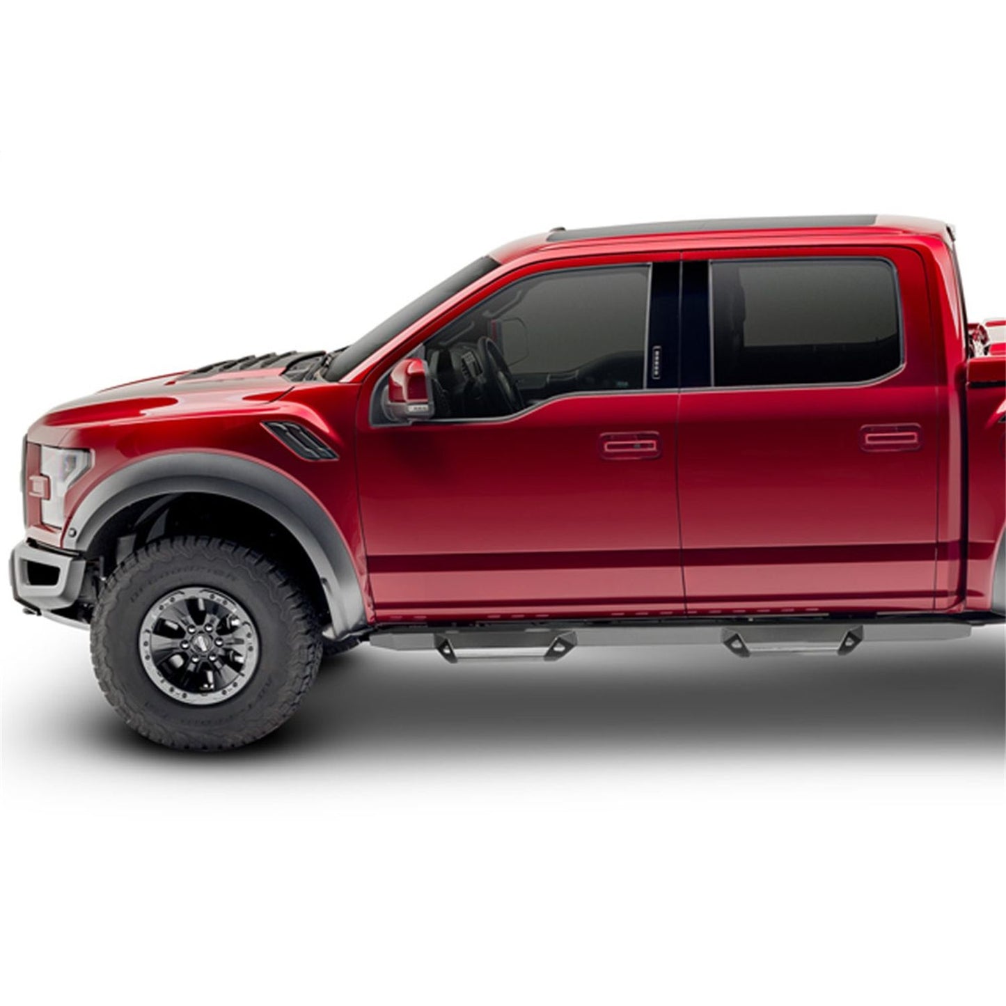 N-Fab | Predator Pro-Cab Len (2Steps)-19(NewBody)-24 Silv/Sierra1500/20-24HD Dbl-TXBlk | PRC1971QC-TX