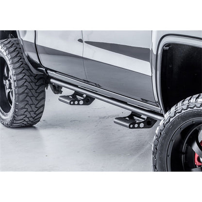 N-Fab | RKR Rails-Cab Len (2 Steps)-16-23 Tacoma Double-TX Blk | T154RKRCC