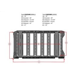 N-Fab | Universal Roof Rack-TX Black | U38253800