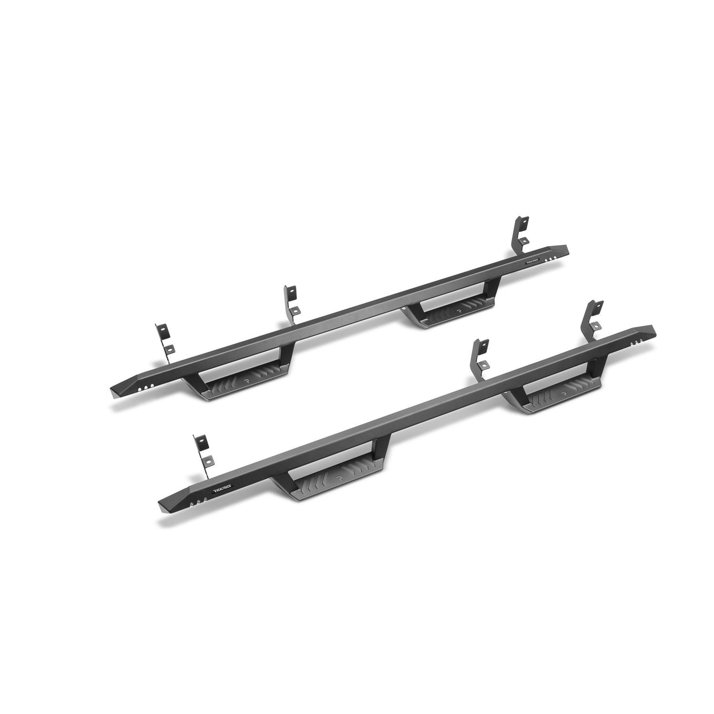 N-Fab | EpYx-Cab Len (2 Steps)-19 (New Body)-24 Silv/Sierra 1500/20-24HD Dbl-TX Blk | EXC19QC-TX