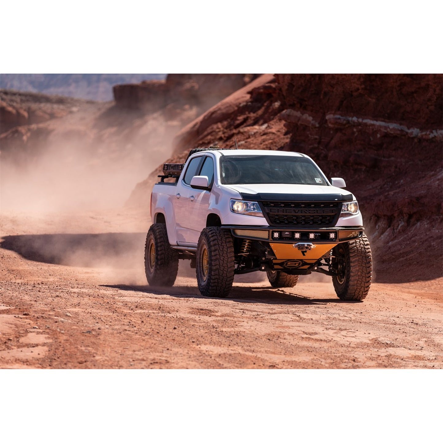 N-Fab | M-RDS PreRunner Front Bumper (1 Pc) w/Skid Plate-15-22 Colorado-TX Blk | G151MRDS-TX
