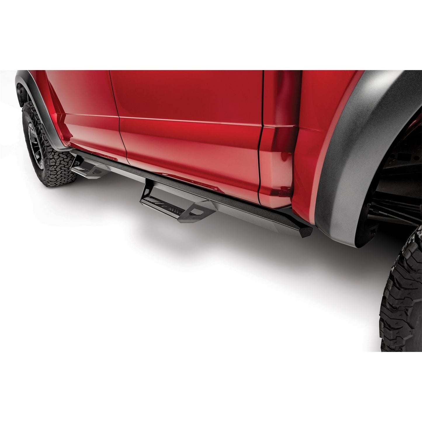 N-Fab | Predator Pro-Cab Len (2 Steps)-17-24 F250/350/450 Crew-TX Blk | PRF1790CC-TX