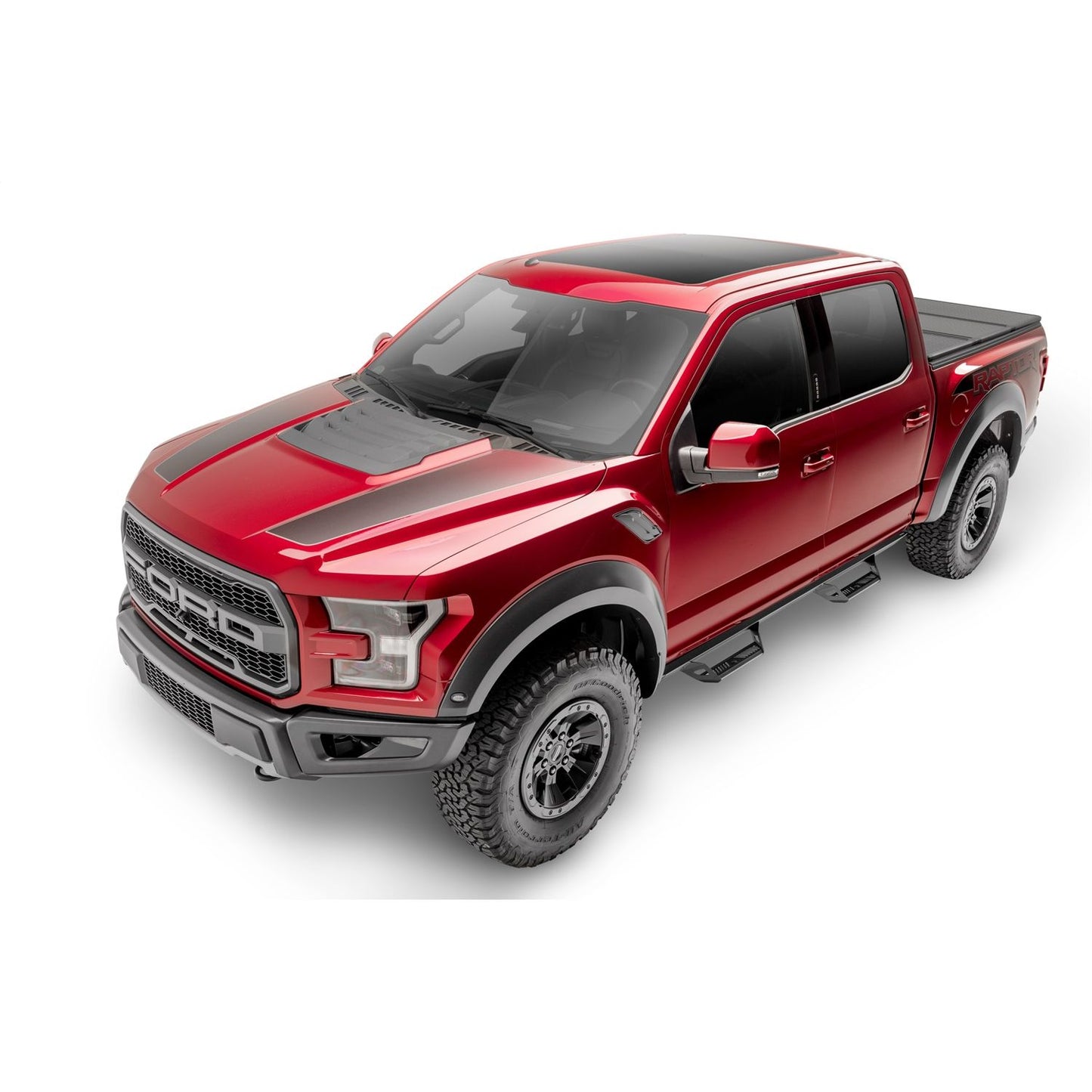 N-Fab | Predator Pro-Cab Len (2 Steps)-15-24 F150/17-24 Raptor SuperCrew-TX Blk | PRF1590CC-TX