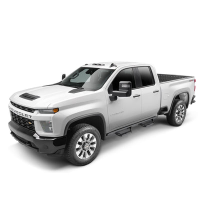 N-Fab | Predator Pro-Cab Len (2 Steps)-19(NewBody)-24Silv/Sierra1500/20-24HD Crw-TXBlk | PRC1980CC-TX