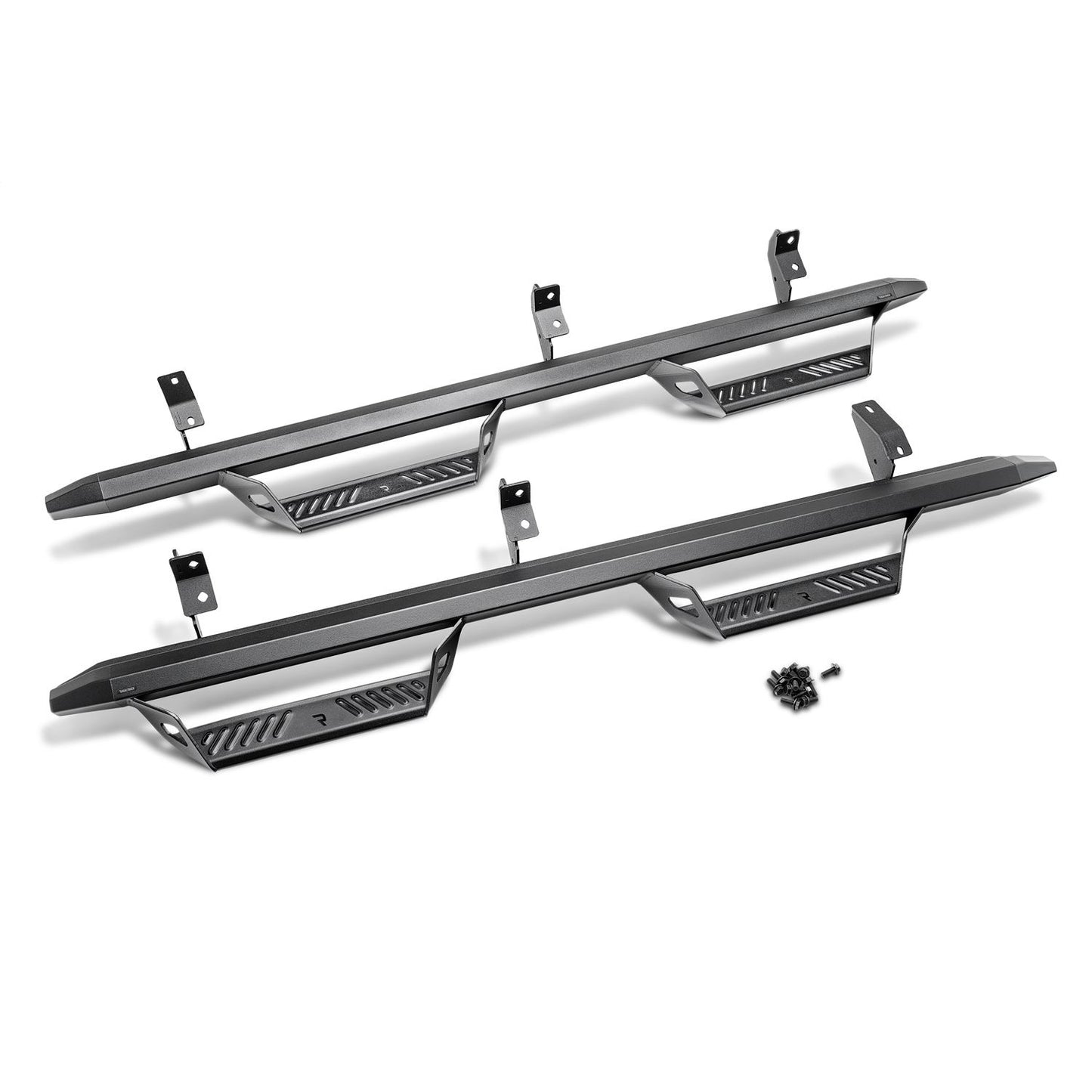 N-Fab | Predator Pro-Cab Len (2 Steps)-18-24 Wrangler JL 4Dr-TX Blk | PRJ1863-TX