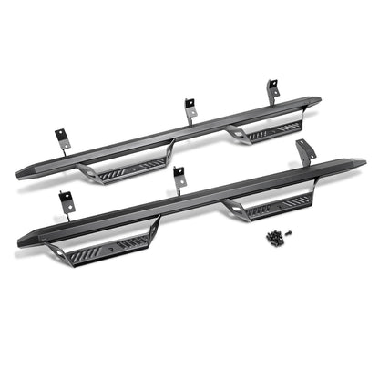 N-Fab | Predator Pro-Cab Len (2 Steps)-18-24 Wrangler JL 4Dr-TX Blk | PRJ1863-TX