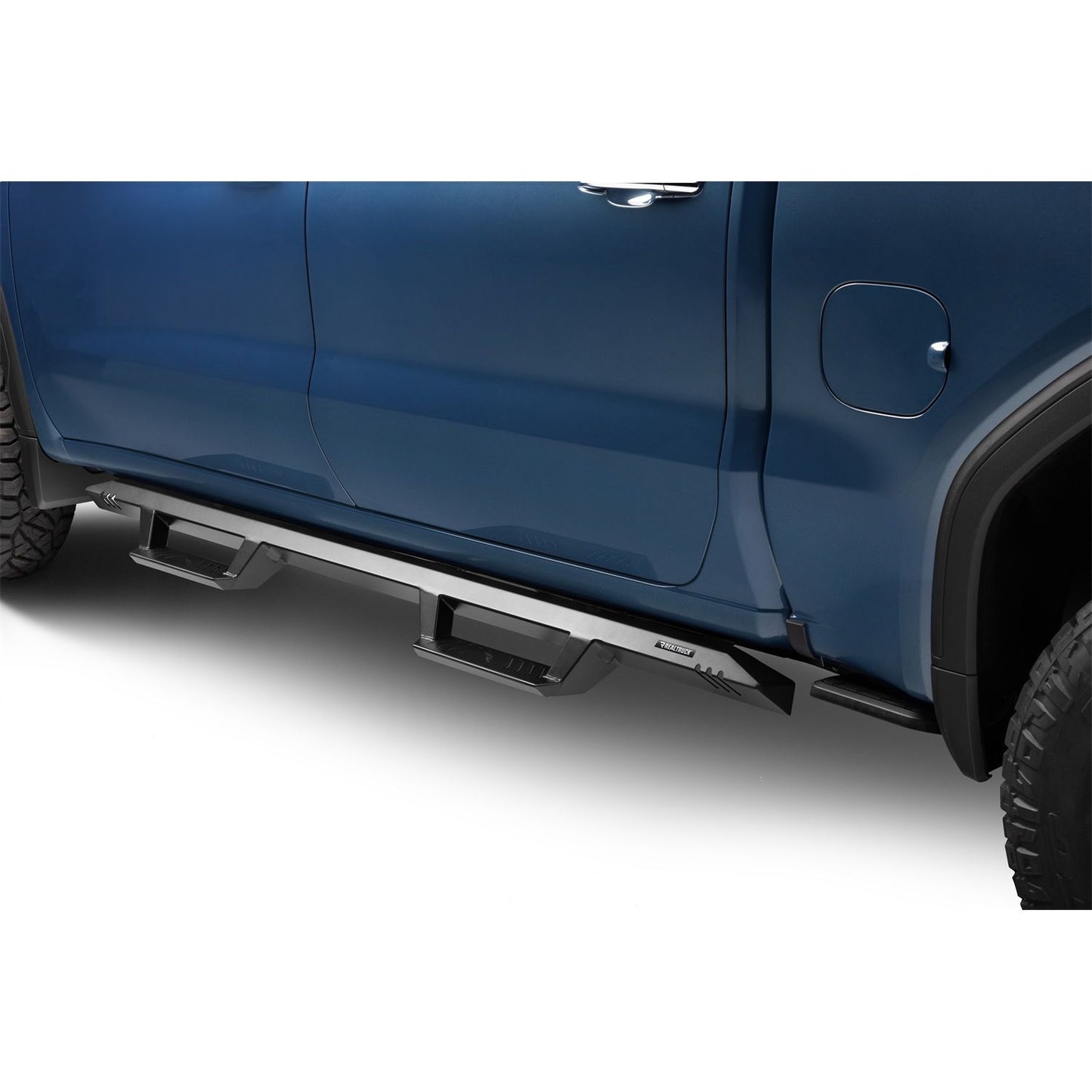 N-Fab | Predator Pro-Cab Len (2 Steps)-19(NewBody)-24Silv/Sierra1500/20-24HD Crw-TXBlk | PRC1980CC-TX