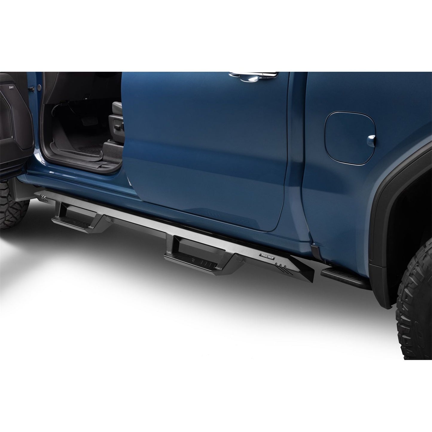 N-Fab | Predator Pro-Cab Len (2 Steps)-19(NewBody)-24Silv/Sierra1500/20-24HD Crw-TXBlk | PRC1980CC-TX
