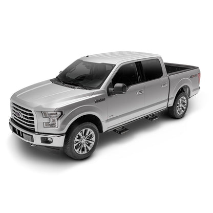 N-Fab | RKR Step Sys-Cab Len (2 Stp Mnts/2 Stps)-15-24 F150 SuperCrew-TX Blk | F154RKRCCS4