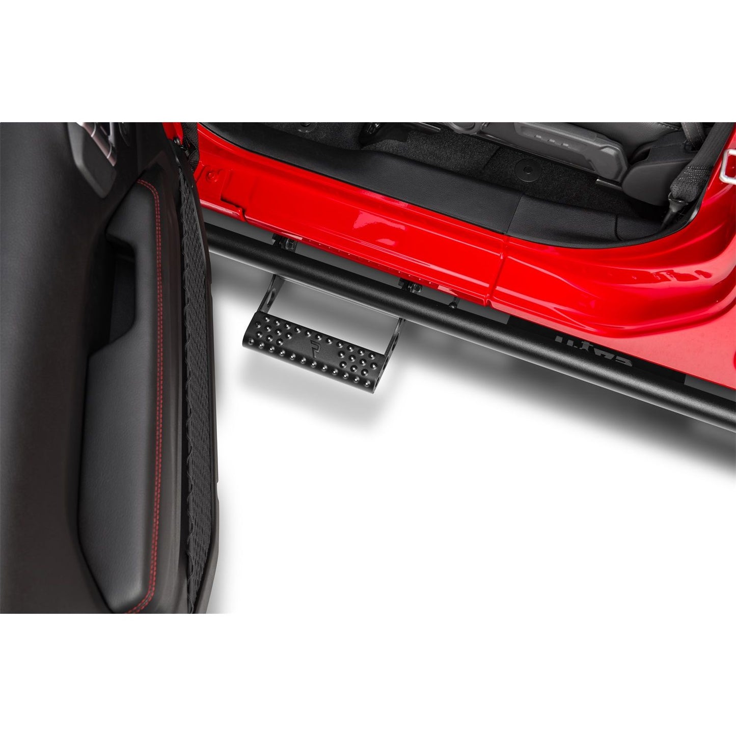 N-Fab | RKR Step Sys-Full Len (2 Stp Mnts/2 Stp)-18-24 Wrangler JL 4Dr-TX Blk | J184RKRS4