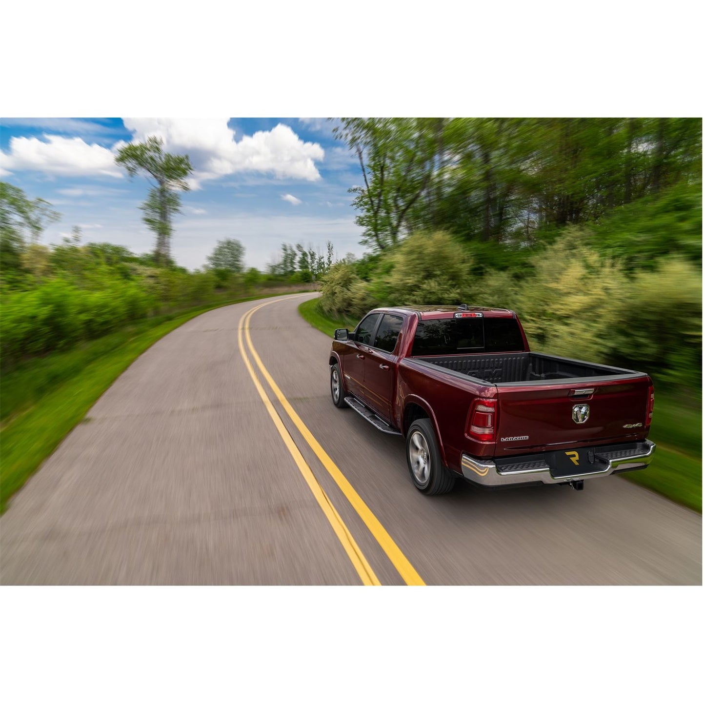 N-Fab | Roan-Cab Len (2 Steps)-19-24 (New Body Style) Ram 1500 Crew-TX Blk | NBD19CC-TX