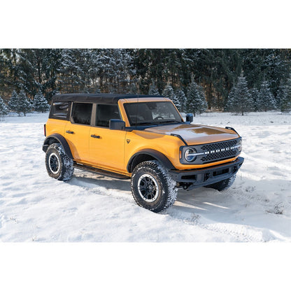 N-Fab | Roan-Full Len (2 Steps)-21-24 Ford Bronco 4-Dr-TX Blk | NBF214B-TX