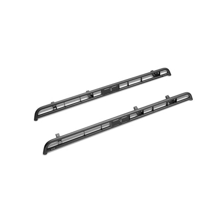 N-Fab | RKR Rails-Cab Len (2 Steps)-19(NewBody)-24 Silv/Sierra1500/20-24HD Crw-TXBlk | C194RKRCC