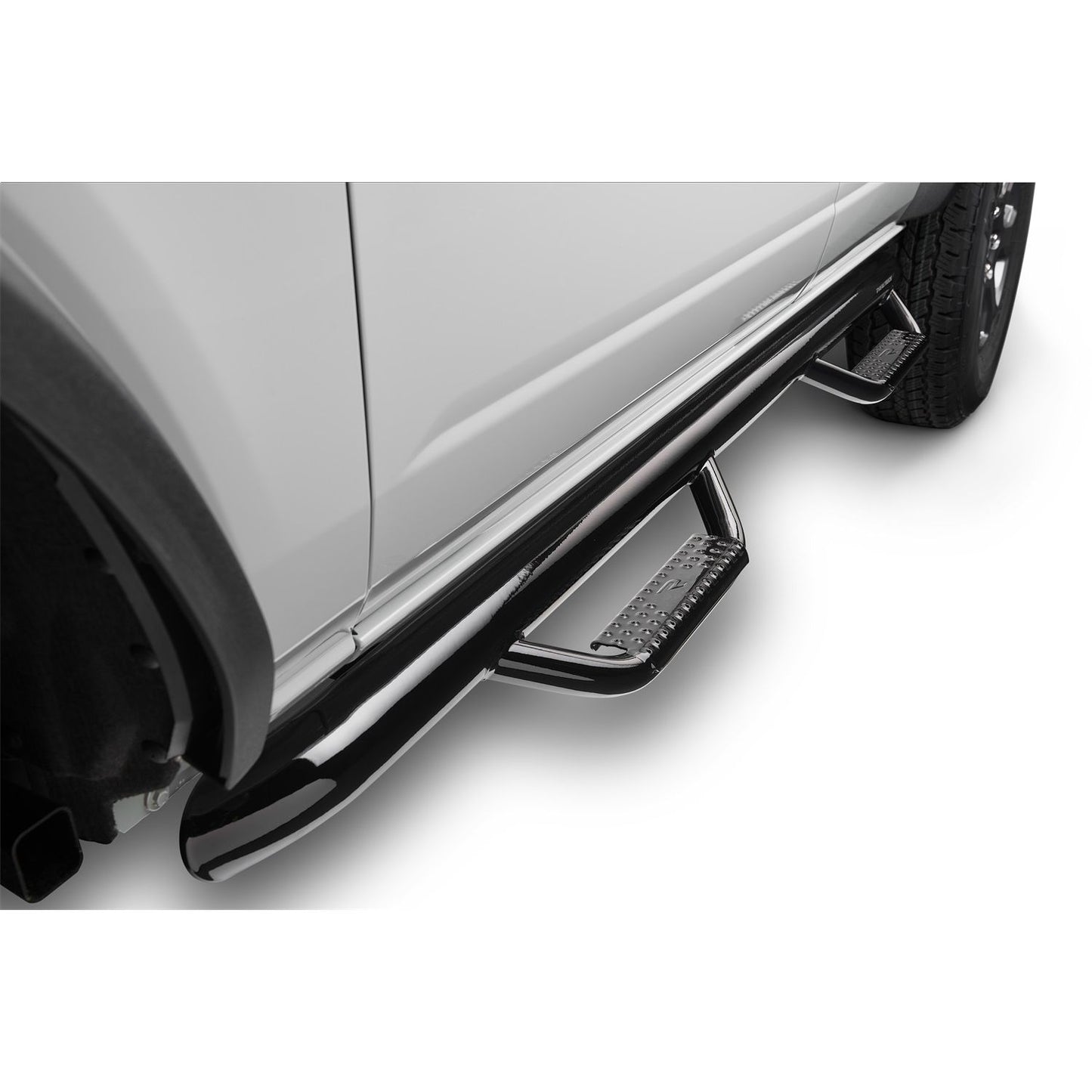 N-Fab | Nerf Step-Cab Len (2 Stps)-21-24 Ford Bronco 4 Dr-Gloss Blk | F2172B