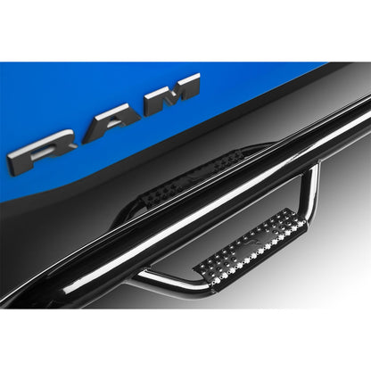 N-Fab | Nerf Step-W2W w/Bed Acs(3 Stps)-02-08Ram1500/02-09 25/3500 8ft.QuadSRW-GlossBlk | D02107QC-6