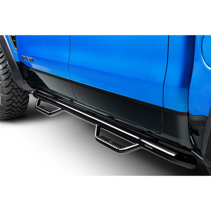 N-Fab | Nerf Step-Cab Len (2 Stps)-15-18 (19-24 Classic) Ram 1500 Crew-Gloss Blk | D1584CC