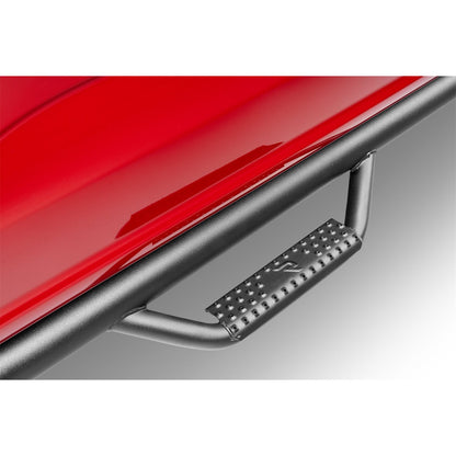 N-Fab | Nerf Step-W2W w/Bed Acs (3 Stps)-17-24 F250/350 6ft.10in. Crew-Gloss Blk | F17105CC-6