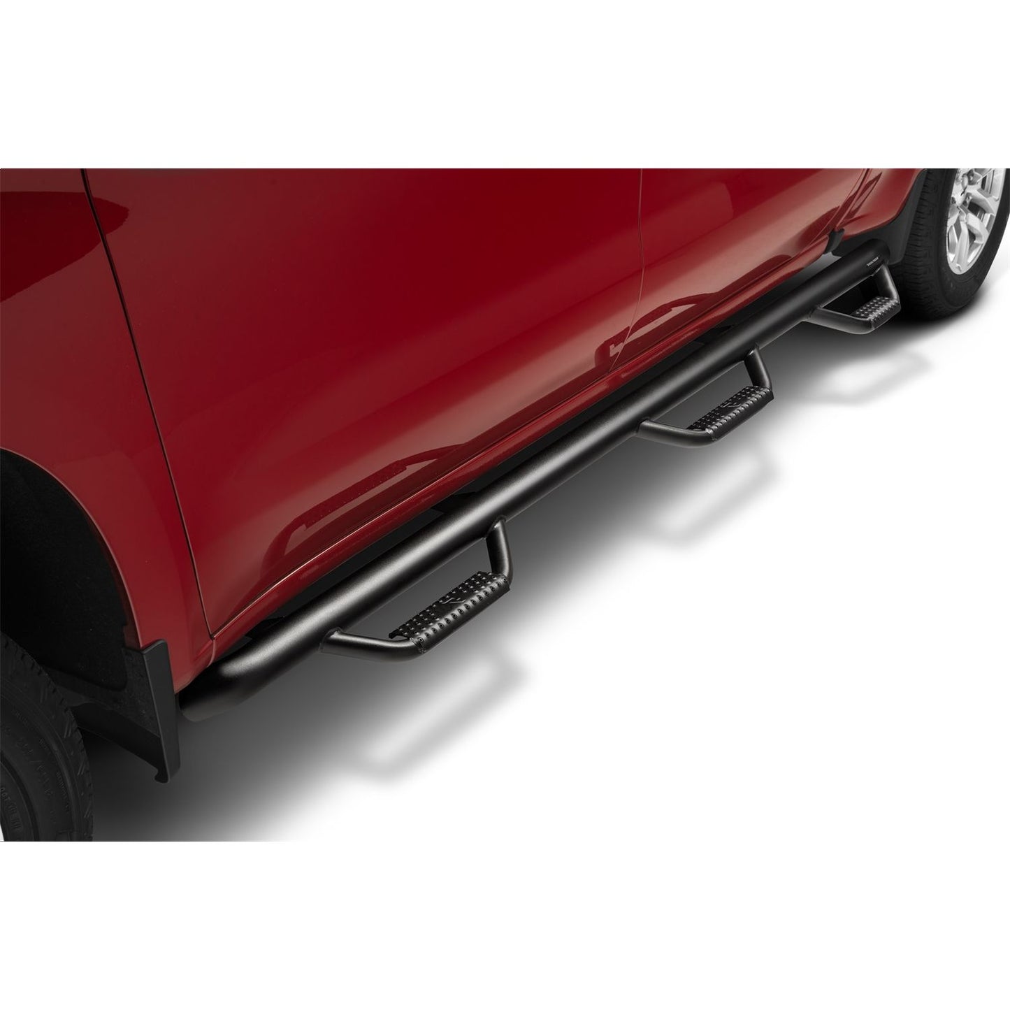 N-Fab | Nerf Step-W2W w/Bed Acs (3 Stps)-19 (New Body)-24 Silv/Sierra 6ft.6in.Dbl-TXBlk | C1992QC-6-TX