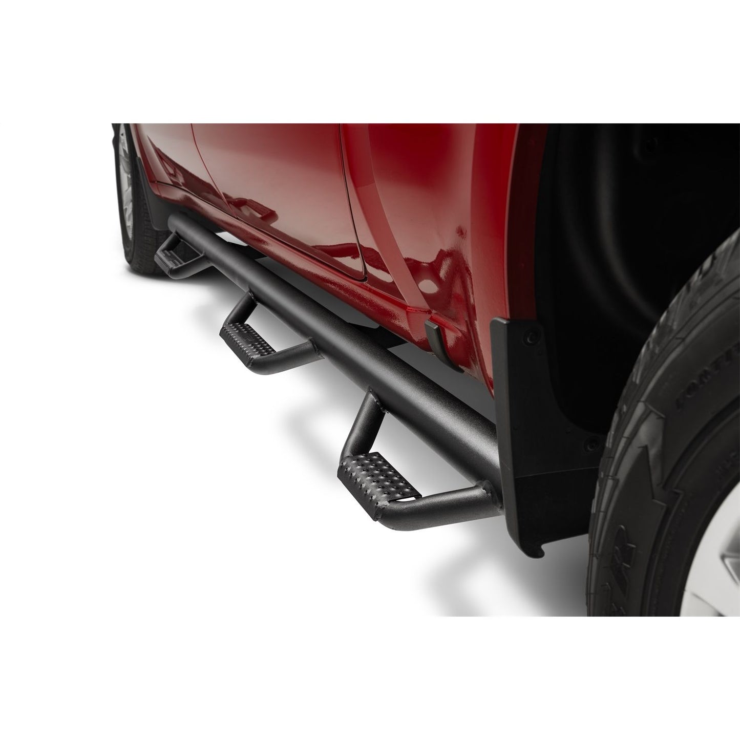 N-Fab | Nerf Step-W2W w/Bed Acs (3Stps)-02-08Ram1500/02-09 2500/3500 6ft.4in.Quad-TXBlk | D0289QC-6-TX
