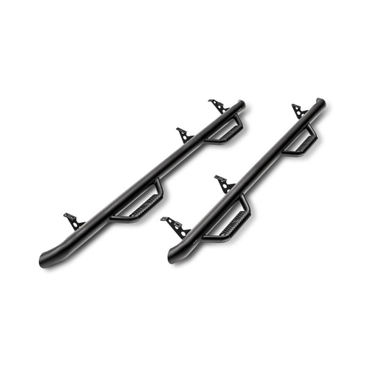 N-Fab | Nerf Step-W2W w/o BedAcs(2Stps)-02-08Ram1500/02-09 2500/3500 6ft.4in.Quad-TXBlk | D0289QC-TX
