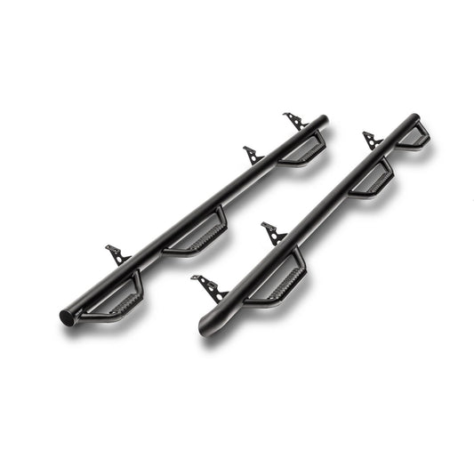 N-Fab | Nerf Step-W2Ww/Bed Acs(3Stps)-14-18 Silv/Sierra 1500 6ft.6in. Crw-TXBlk | C14104CC-6-TX