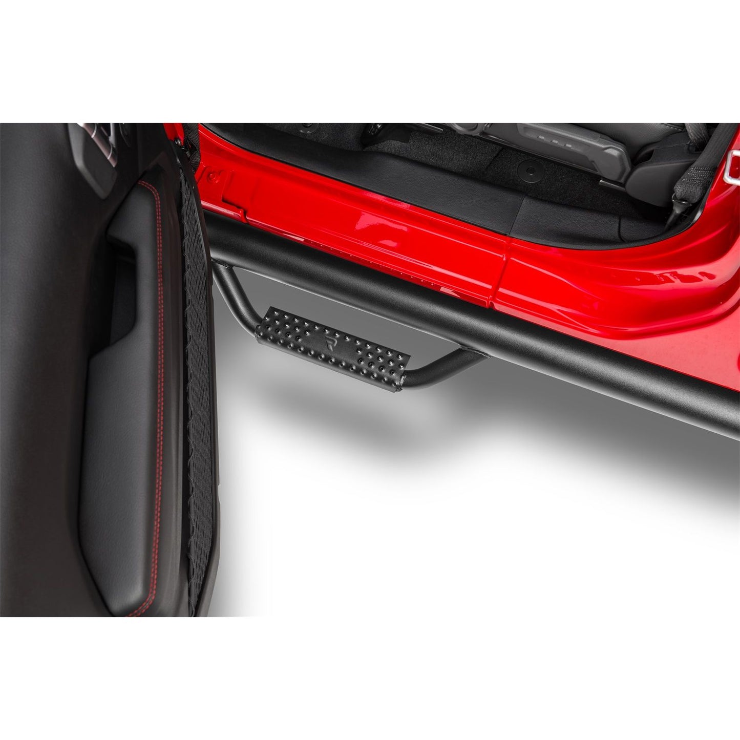 N-Fab | Nerf Step-W2W (2 Stps)-18-24 Wrangler JL 4Dr-TX Blk | J1866