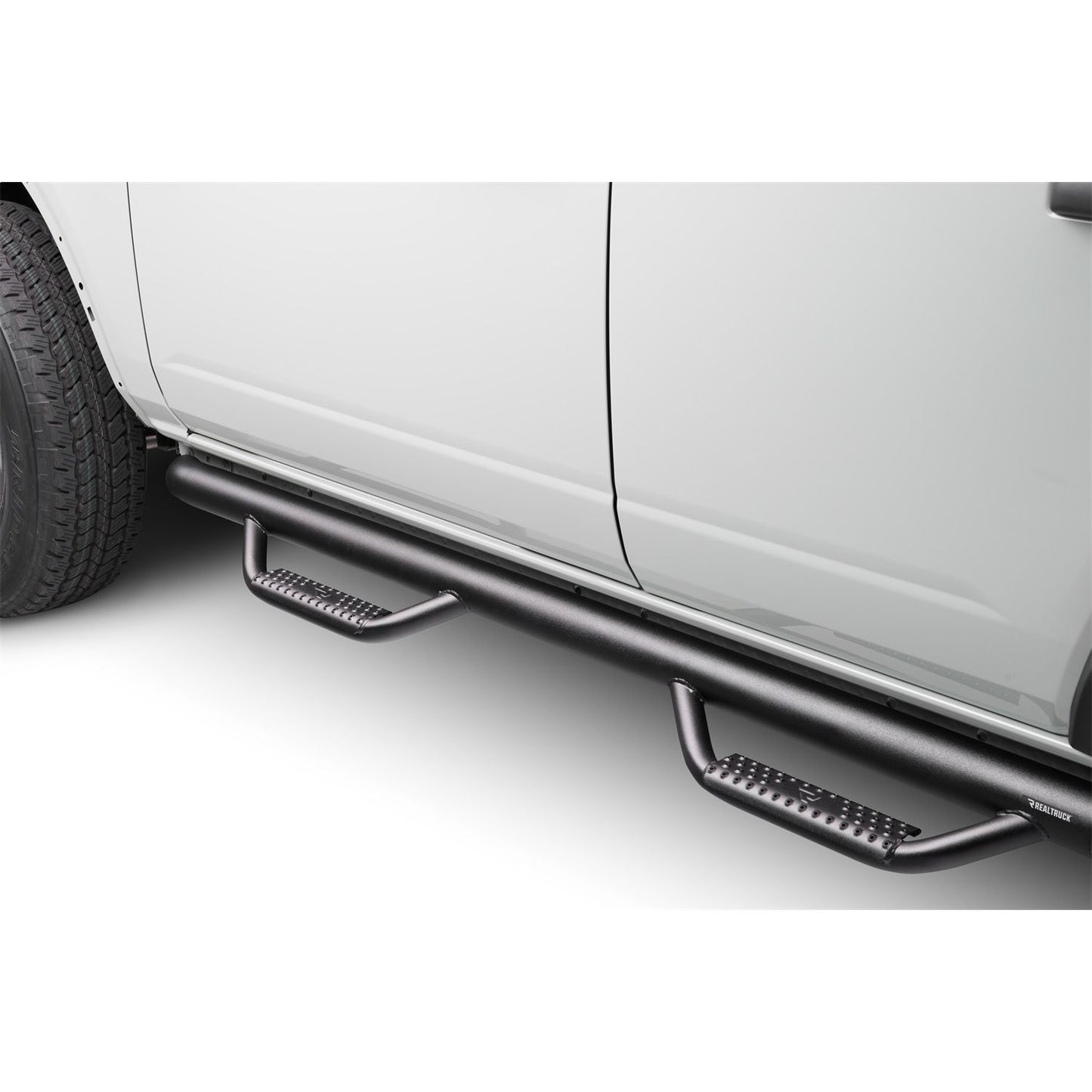 N-Fab | Nerf Step-Cab Len (2 Stps)-21-24 Ford Bronco 4 Dr-TX Blk | F2172B-TX