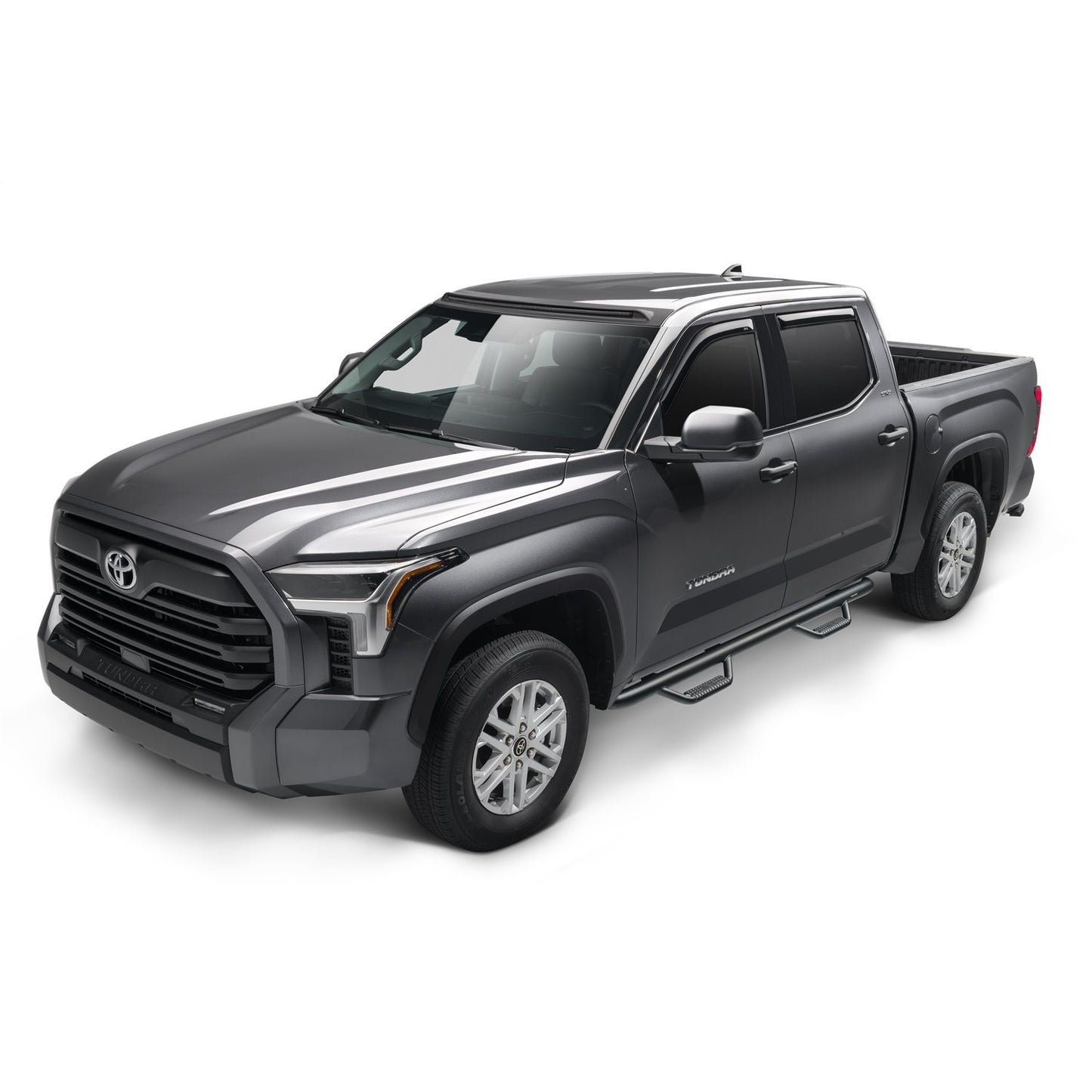 N-Fab | Nerf Step-W2W w/Bed Acs (3 Stps)-07-21 Tundra 5ft.6 CrewMax-TX Blk | T0798CC-6-TX