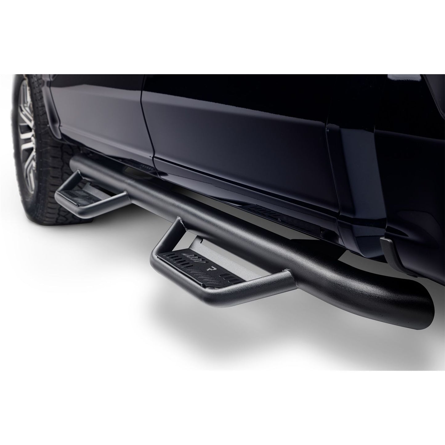 N-Fab | Podium LG-Cab Len (2 Steps)-15-24 F150/17-24 Raptor SprCrw/17-24 SD CRW/-TX Blk | HPF1585CC-TX