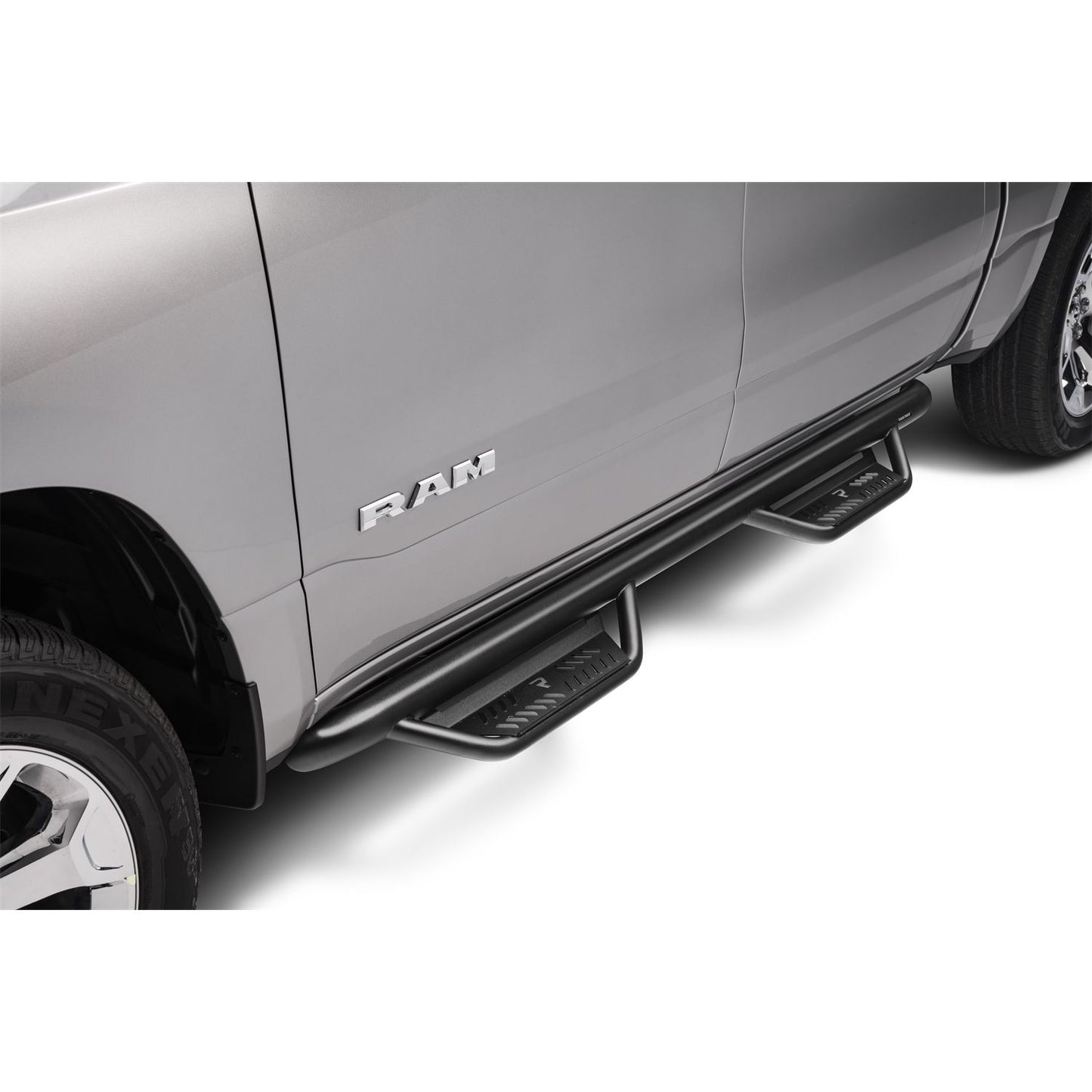 N-Fab | Podium LG-Cab Len (2 Steps)-19-24 (New Body Style) Ram 1500 Crew-TX Blk | HPD1980CC-TX