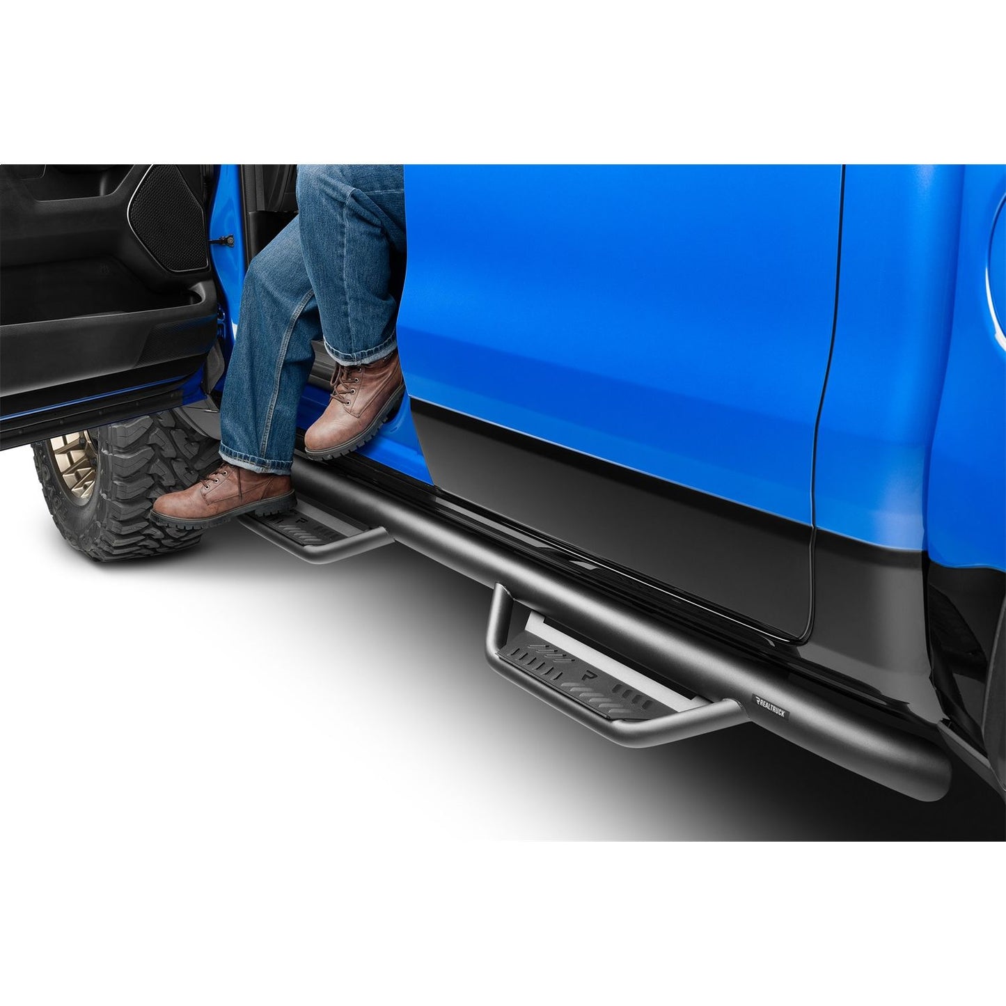 N-Fab | Podium LG-Cab Len (2 Steps)-19-24 Ram 2500/3500/4500/5500 Crew-TX Blk | HPD2080CC-TX