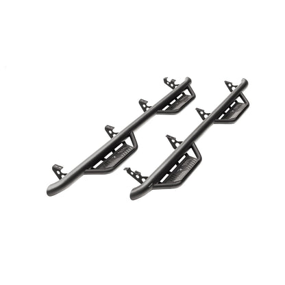 N-Fab | PodiumLG-Cab Len (2 Steps)-07-13 Silv/Sierra1500/07-10HD/11-14HD Gas Crew-TX Blk | HPC0780CC-TX