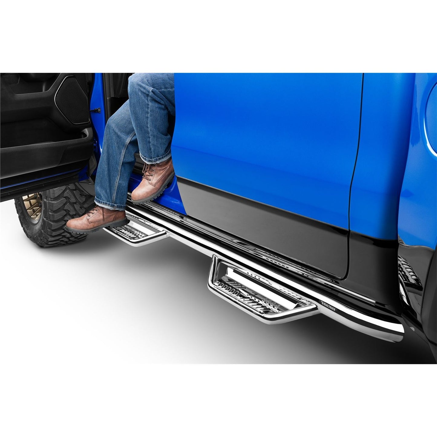 N-Fab | Podium SS-Cab Len (2 Steps)-19-24 (New Body Style) Ram 1500 Crew-SS | HPD1980CC-SS