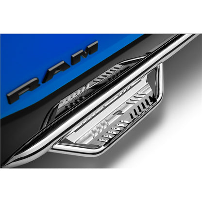 N-Fab | Podium SS-W2W w/Bed Acs (3 Steps)-15.5-18 (19-24 Clc) Ram 1500 6ft.4in. Quad-SS | HPD1594QC-6-SS