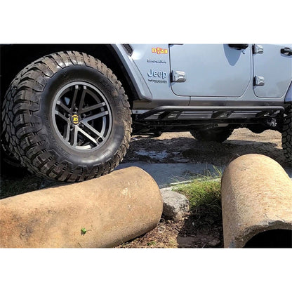 N-Fab | TrailSlider-Cab Len (2 Steps)-20-24 Gladiator-TX Blk | TSJ194-TX