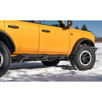 N-Fab | TrailSlider-Full Len (2 Steps)-21-24 Ford Bronco 4-Dr-TX Blk | TSF214B-TX