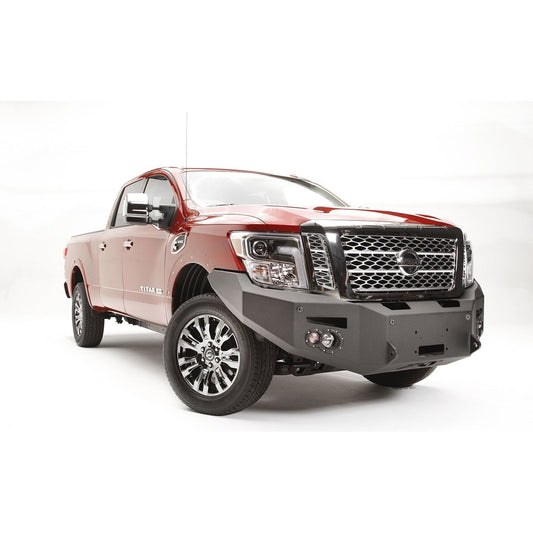 Fab Fours Premium Winch Front Bumper 2 Stage Black Powder Coated w/No Guard l NT16-F3751-1