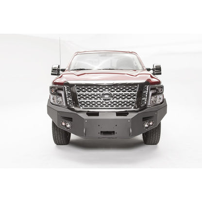 Fab Fours Premium Winch Front Bumper 2 Stage Black Powder Coated w/No Guard l NT16-F3751-1