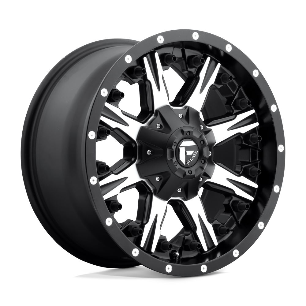 Fuel 1PC D541 NUTZ MATTE BLACK MACHINED