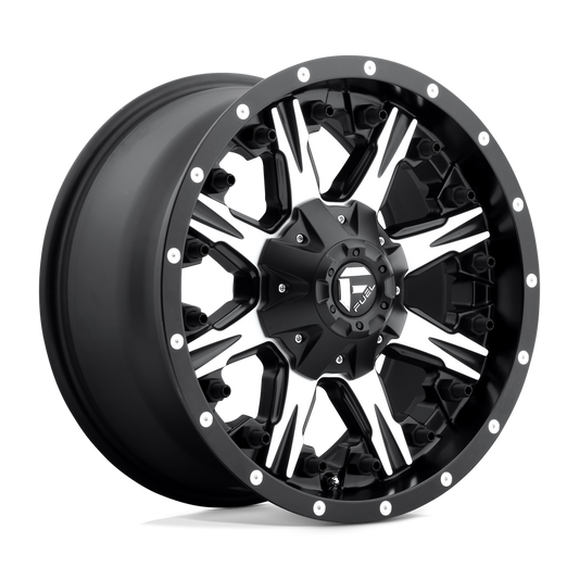 Fuel 1PC D541 NUTZ MATTE BLACK MACHINED