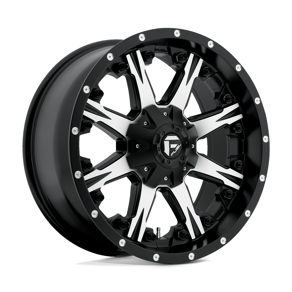 Fuel 1PC D541 NUTZ MATTE BLACK MACHINED