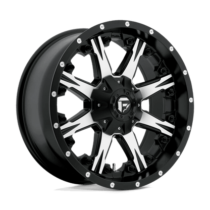 Fuel 1PC D541 NUTZ MATTE BLACK MACHINED