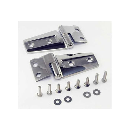 RUGGED RIDGE HOOD HINGE KIT, STAINLESS STEEL; 07-18 JEEP WRANGLER JK 11111.22