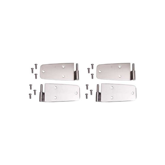 RUGGED RIDGE 76-93 JEEP STAINLESS STEEL DOOR HINGE PAIR 11113.01