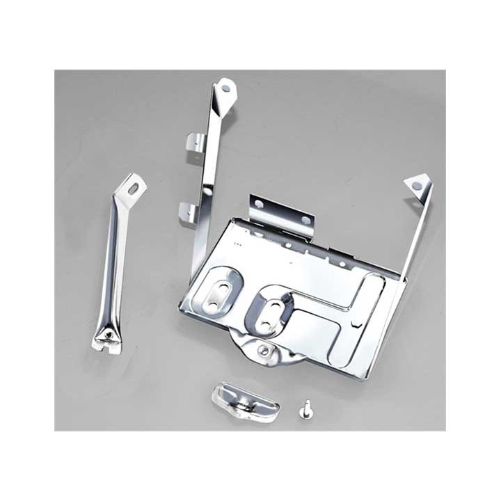 RUGGED RIDGE BATTERY TRAY KIT, STAINLESS, 76-86 CJ 11132.01