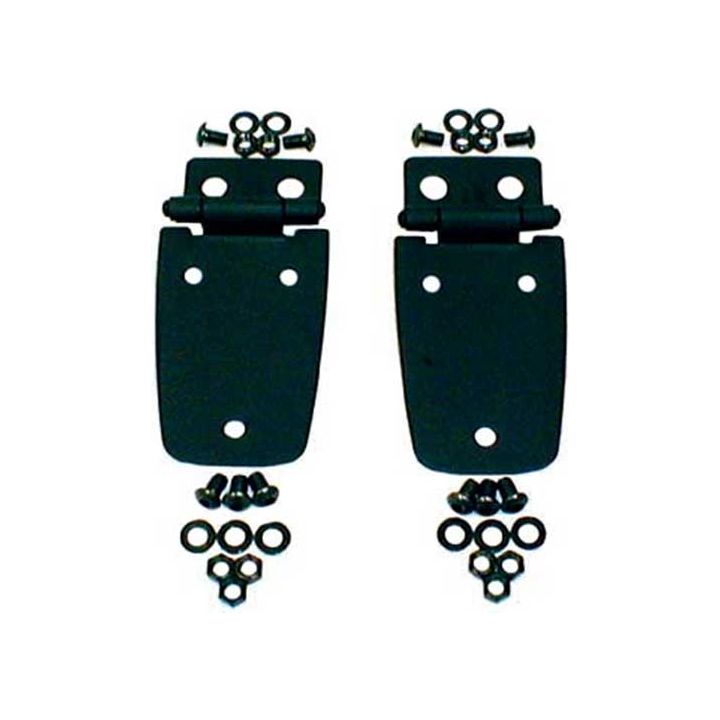 RUGGED RIDGE HOOD HINGES, 97-06 WRANGLER, PAIR, BLACK 11205.02